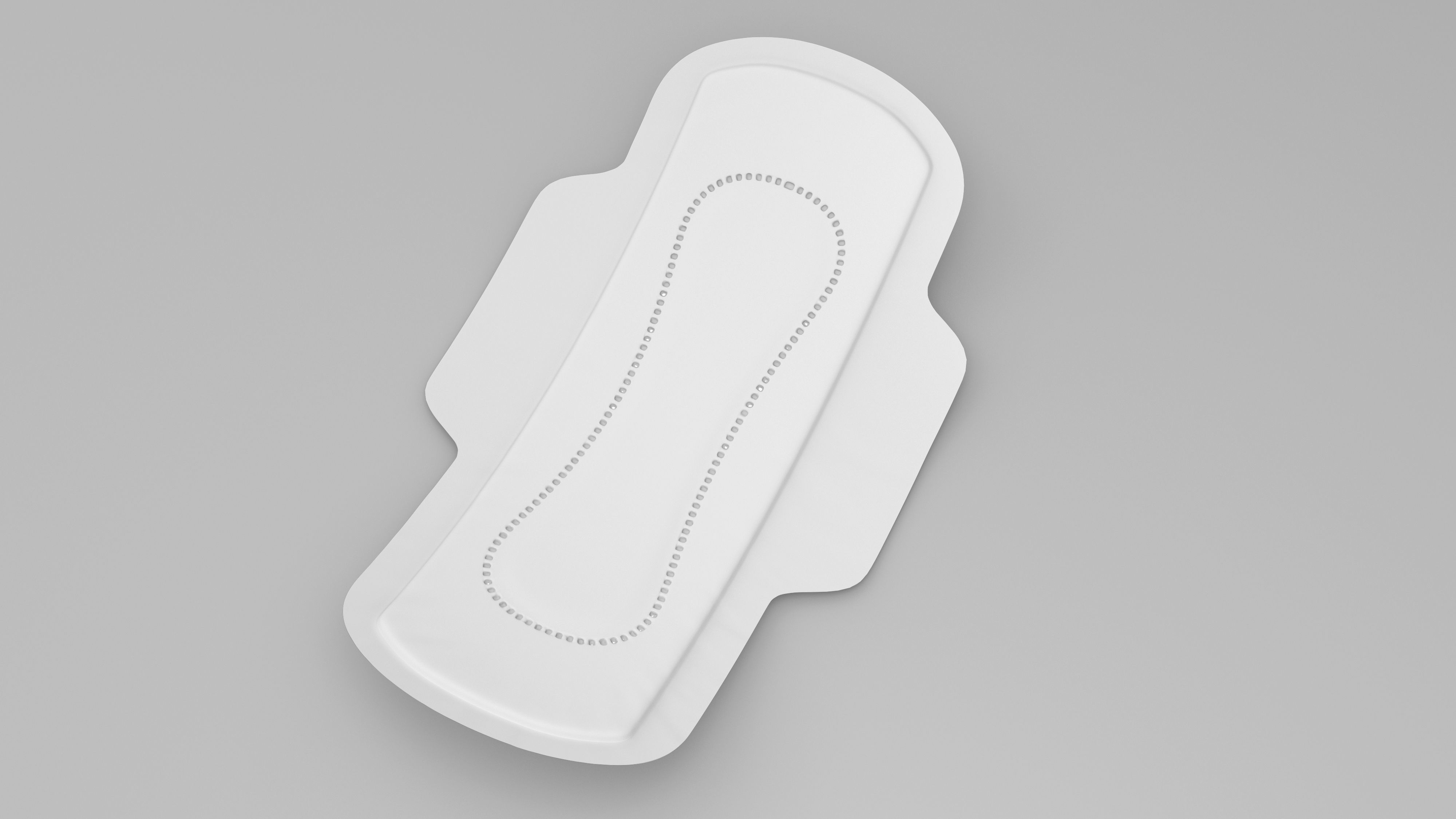 Sanitary Napkin Pad 3D model_9