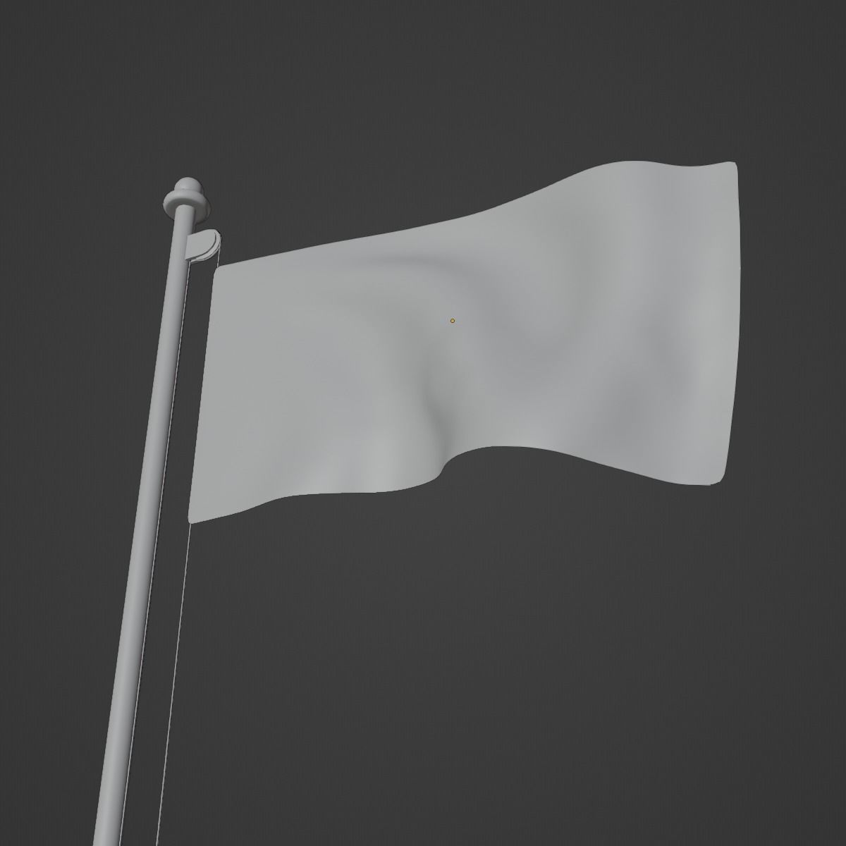 Flag of the Serbia Low-poly 3D model_9