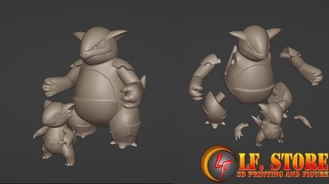 Pokemon Mega Kangaskhan 3D model