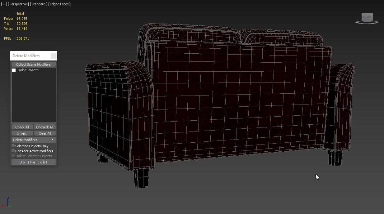 Lifestyle Solutions Watford Loveseat 3D model_5