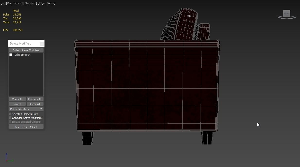 Lifestyle Solutions Watford Loveseat 3D model_4