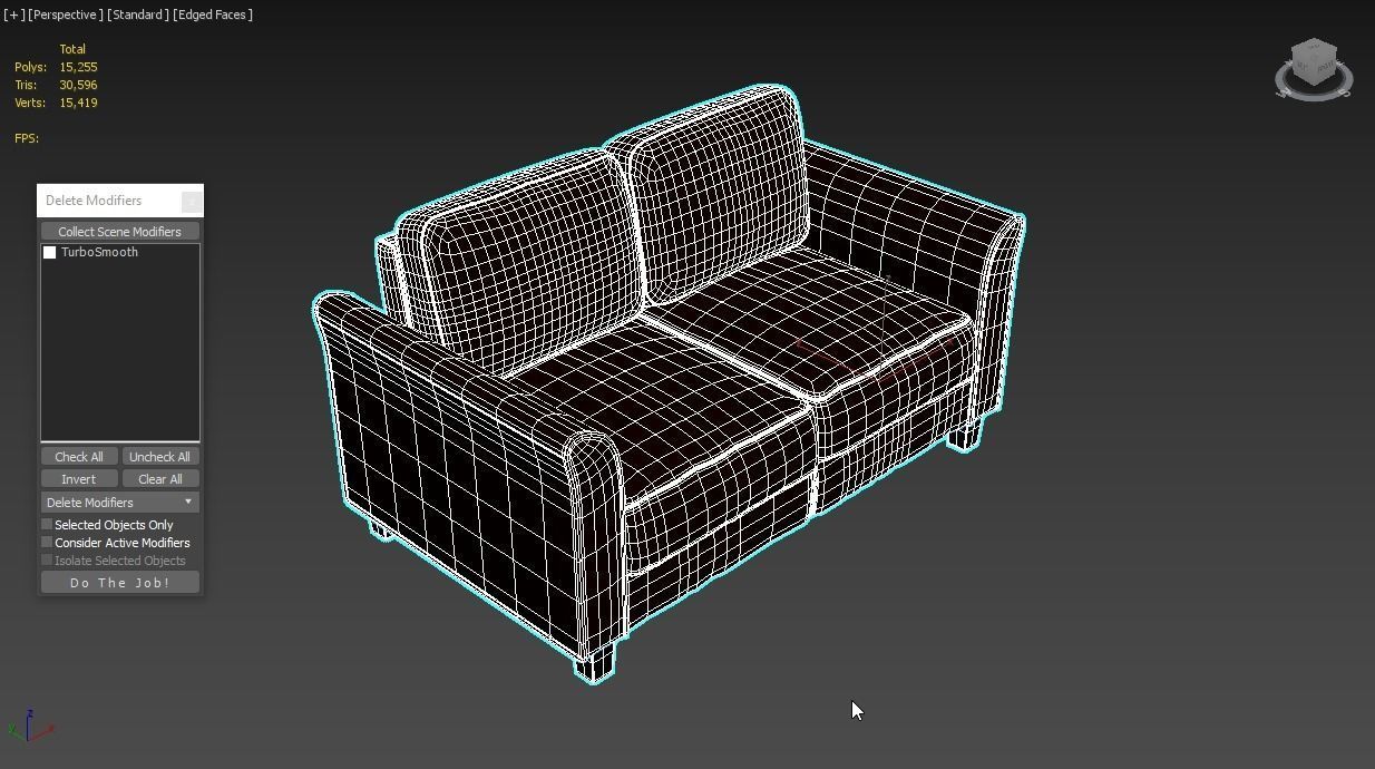Lifestyle Solutions Watford Loveseat 3D model_3