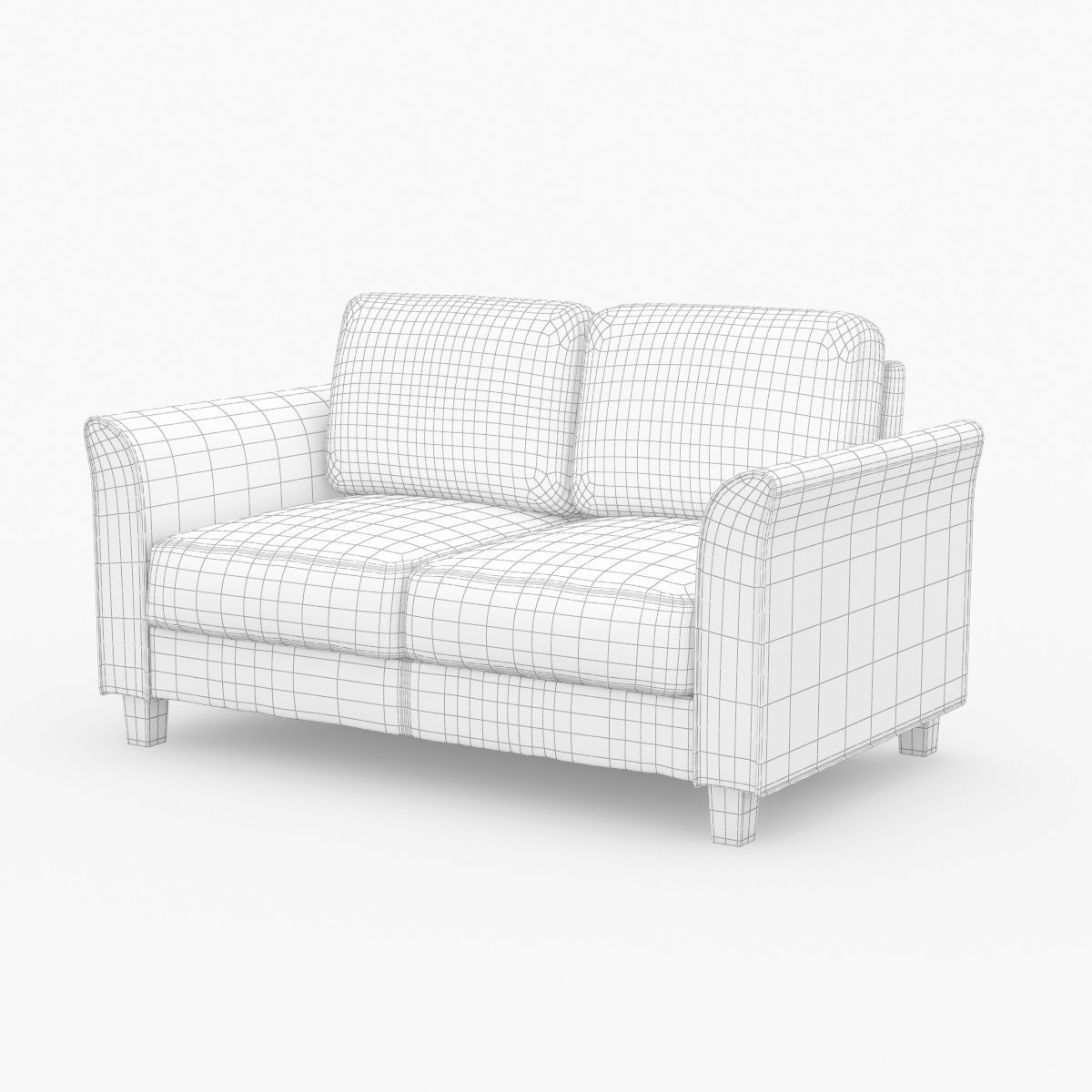Lifestyle Solutions Watford Loveseat 3D model_33