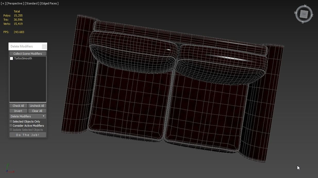 Lifestyle Solutions Watford Loveseat 3D model_6