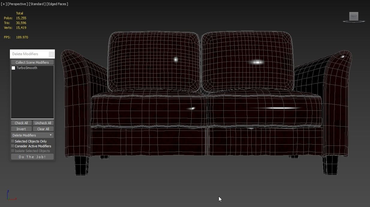 Lifestyle Solutions Watford Loveseat 3D model_7
