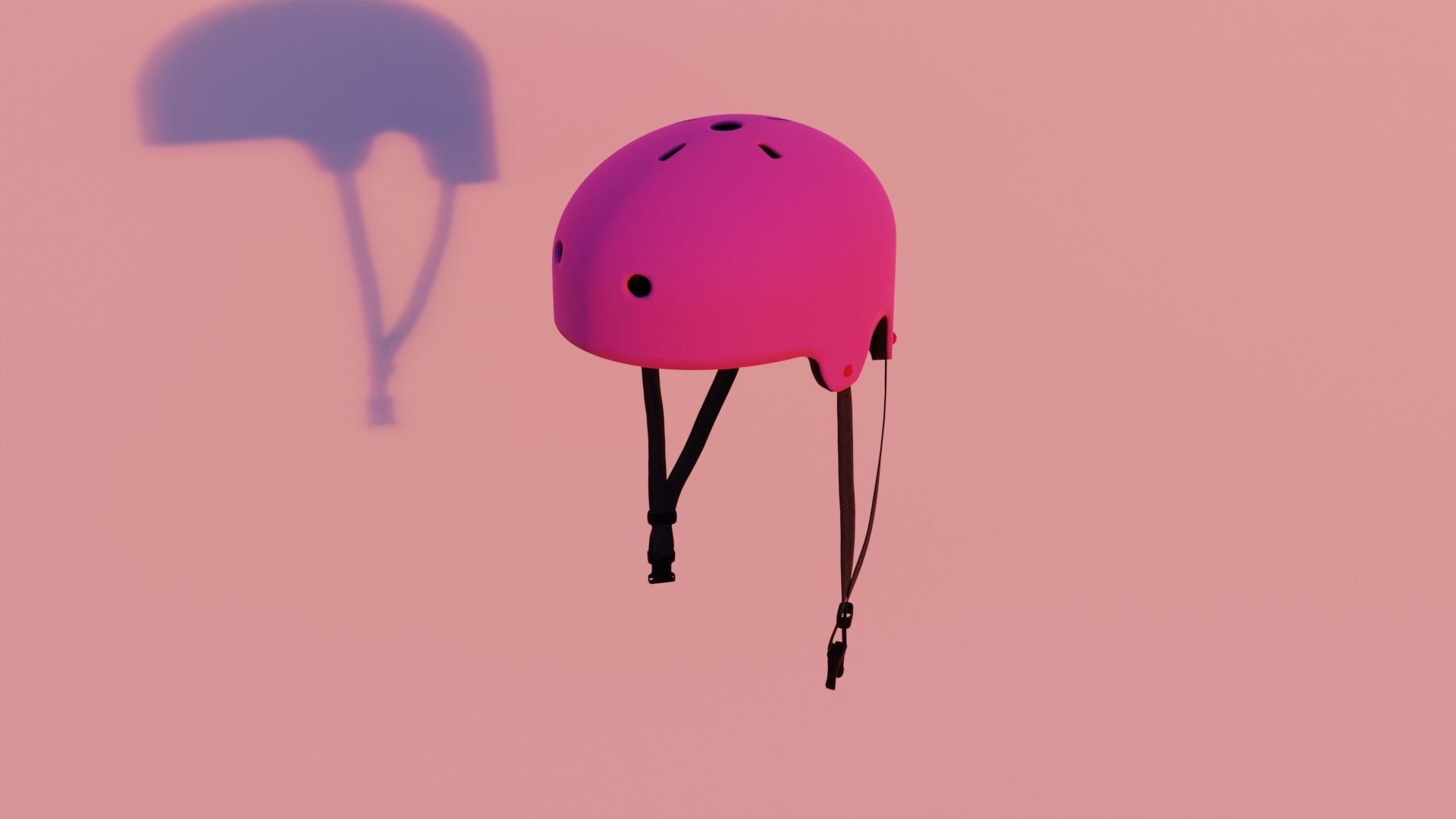 Bicycle helmet 3D model_2