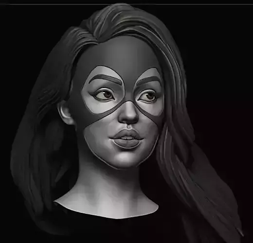 SPIDERWOMAN SYDNEY SWEENEY HEAD 3D print model