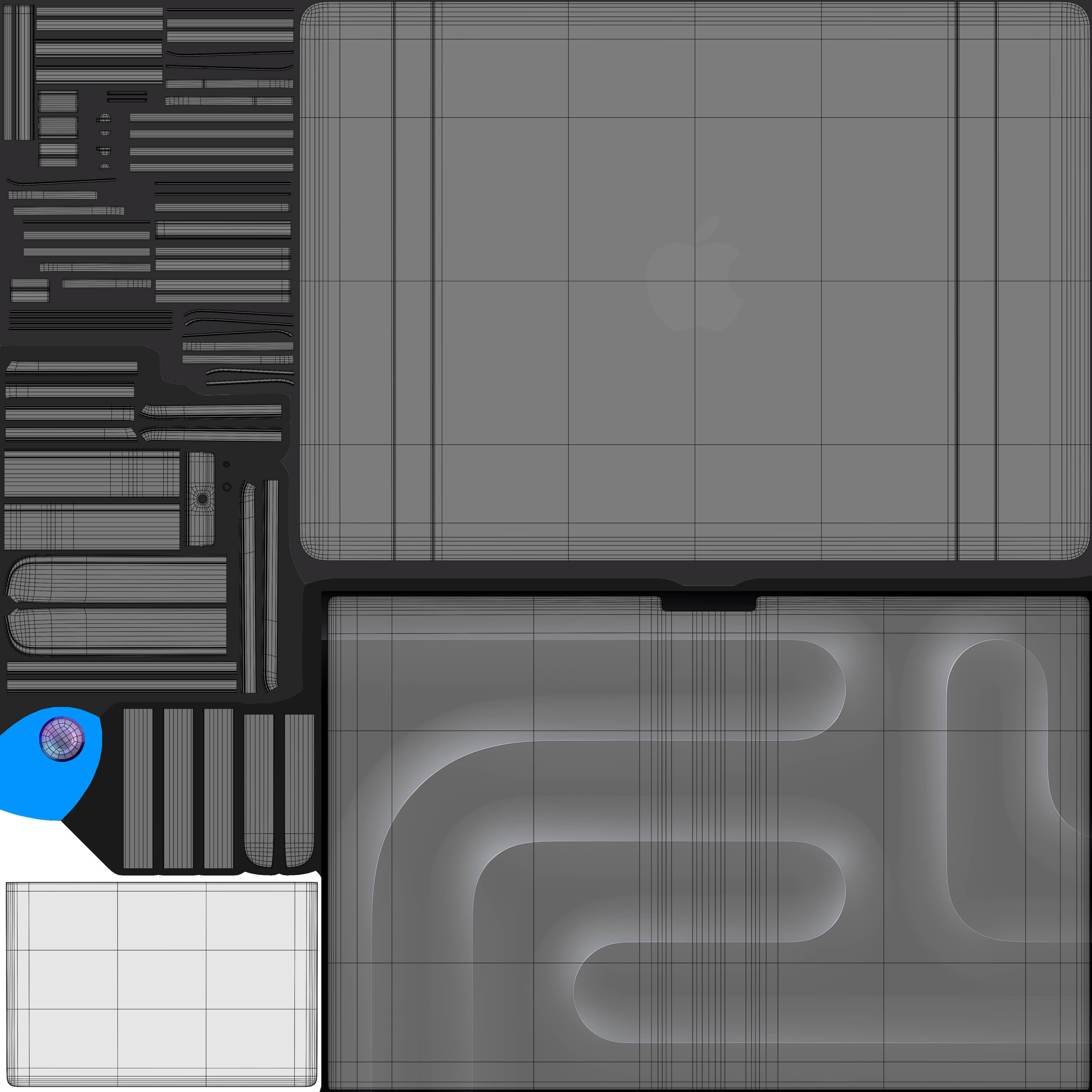 Apple MacBook Pro M3 And M3 Pro And M3 Max 3D model_34