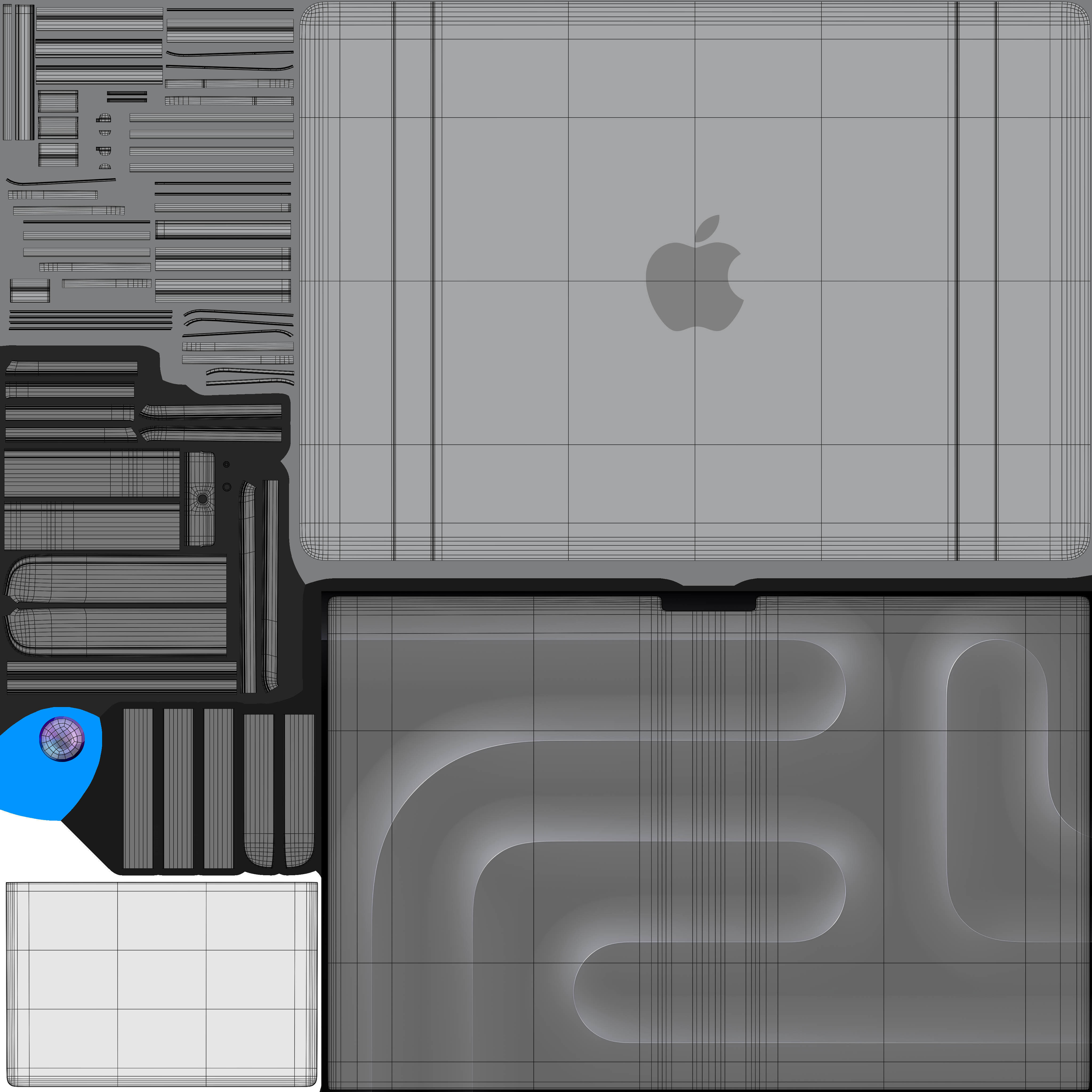 Apple MacBook Pro M3 And M3 Pro And M3 Max 3D model_12