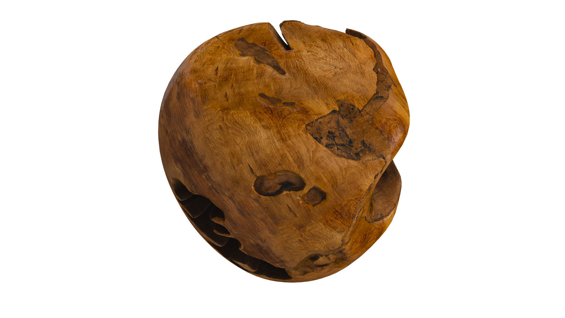 Teak Root Ball Coffee Table Oculta Stump 3D model_4
