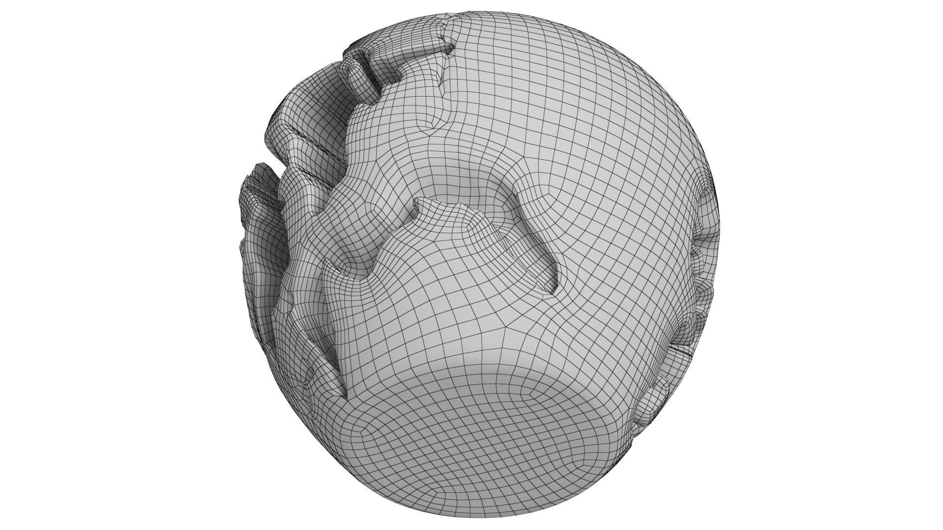 Teak Root Ball Coffee Table Oculta Stump 3D model_11