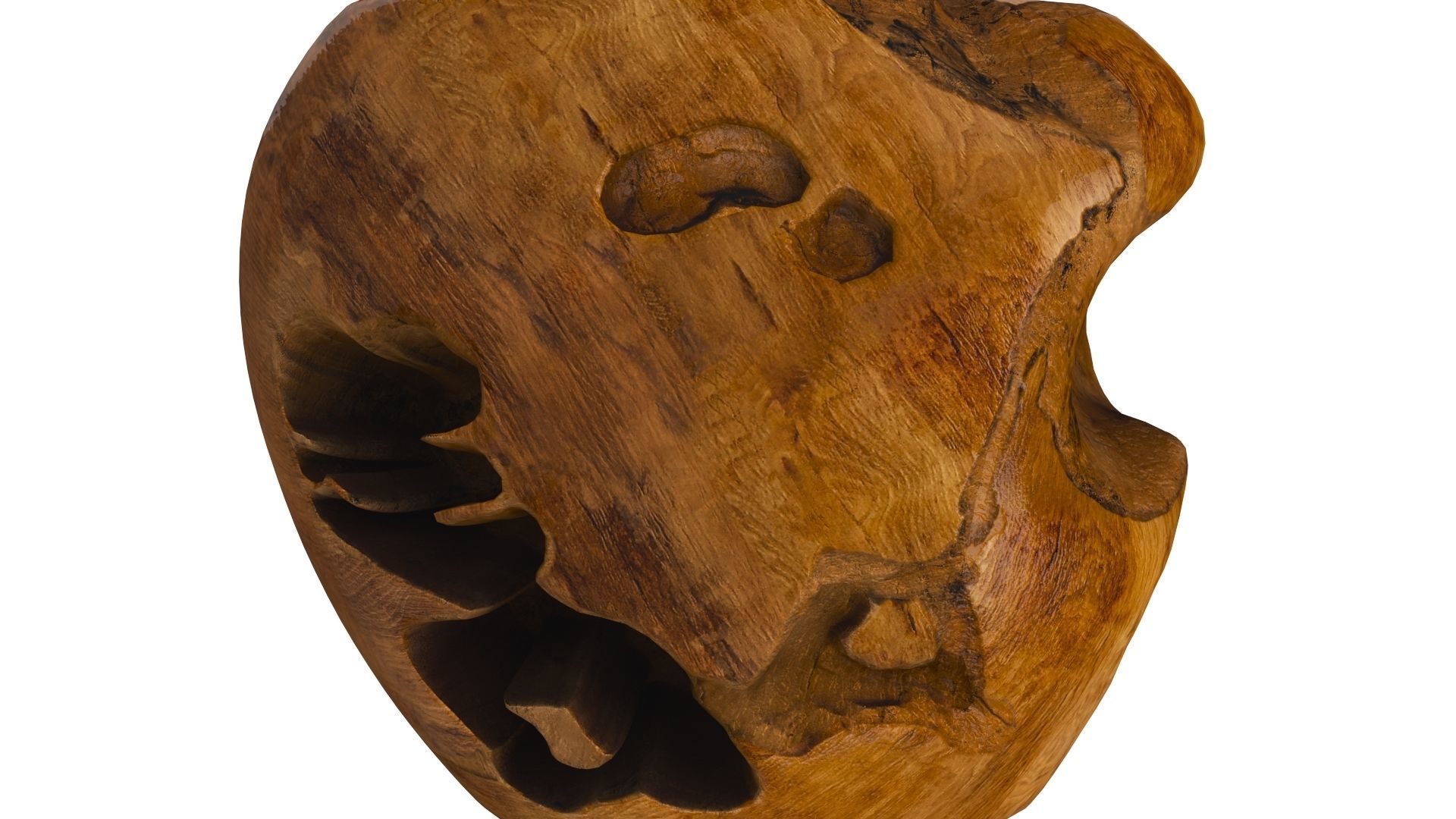 Teak Root Ball Coffee Table Oculta Stump 3D model_3