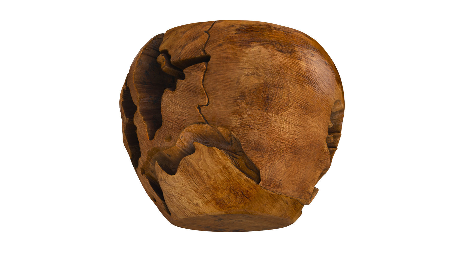 Teak Root Ball Coffee Table Oculta Stump 3D model_5