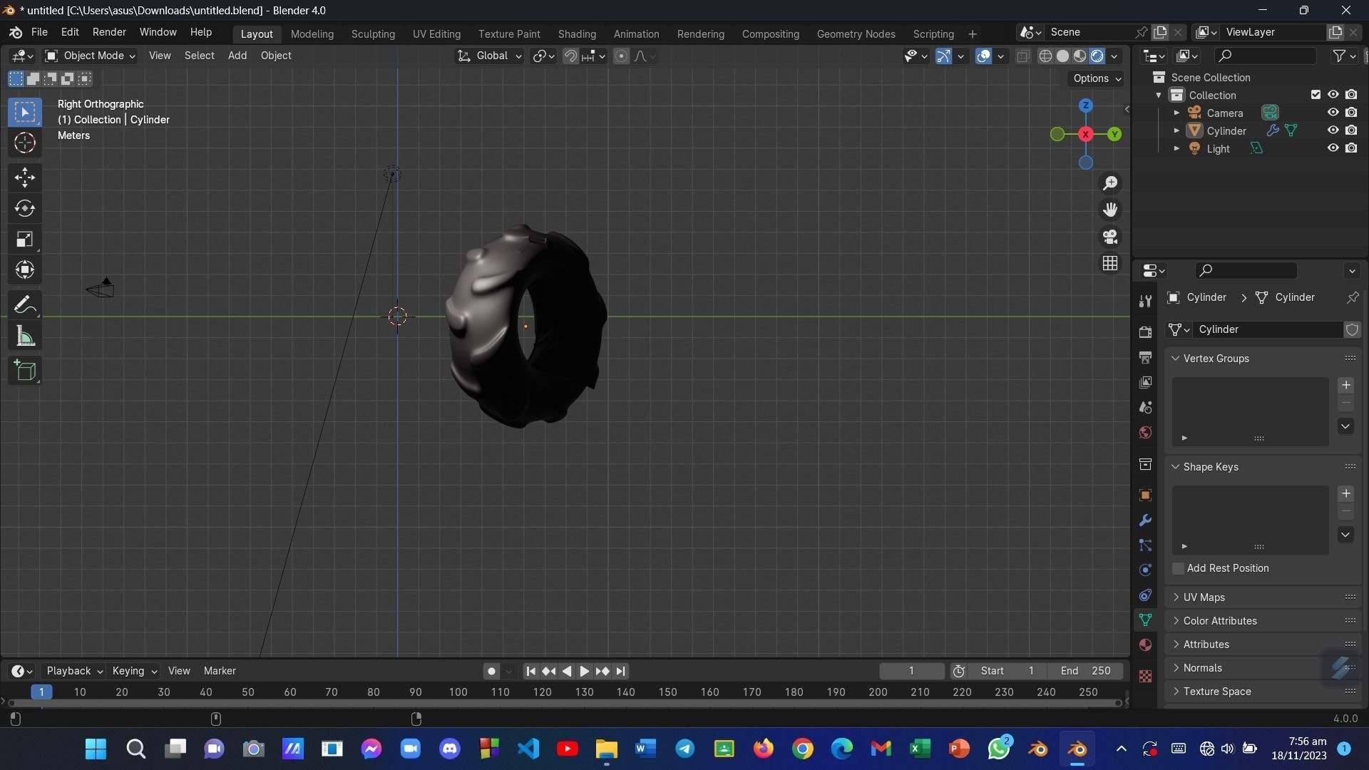 A beautiful tire model for tractor 3D model_6