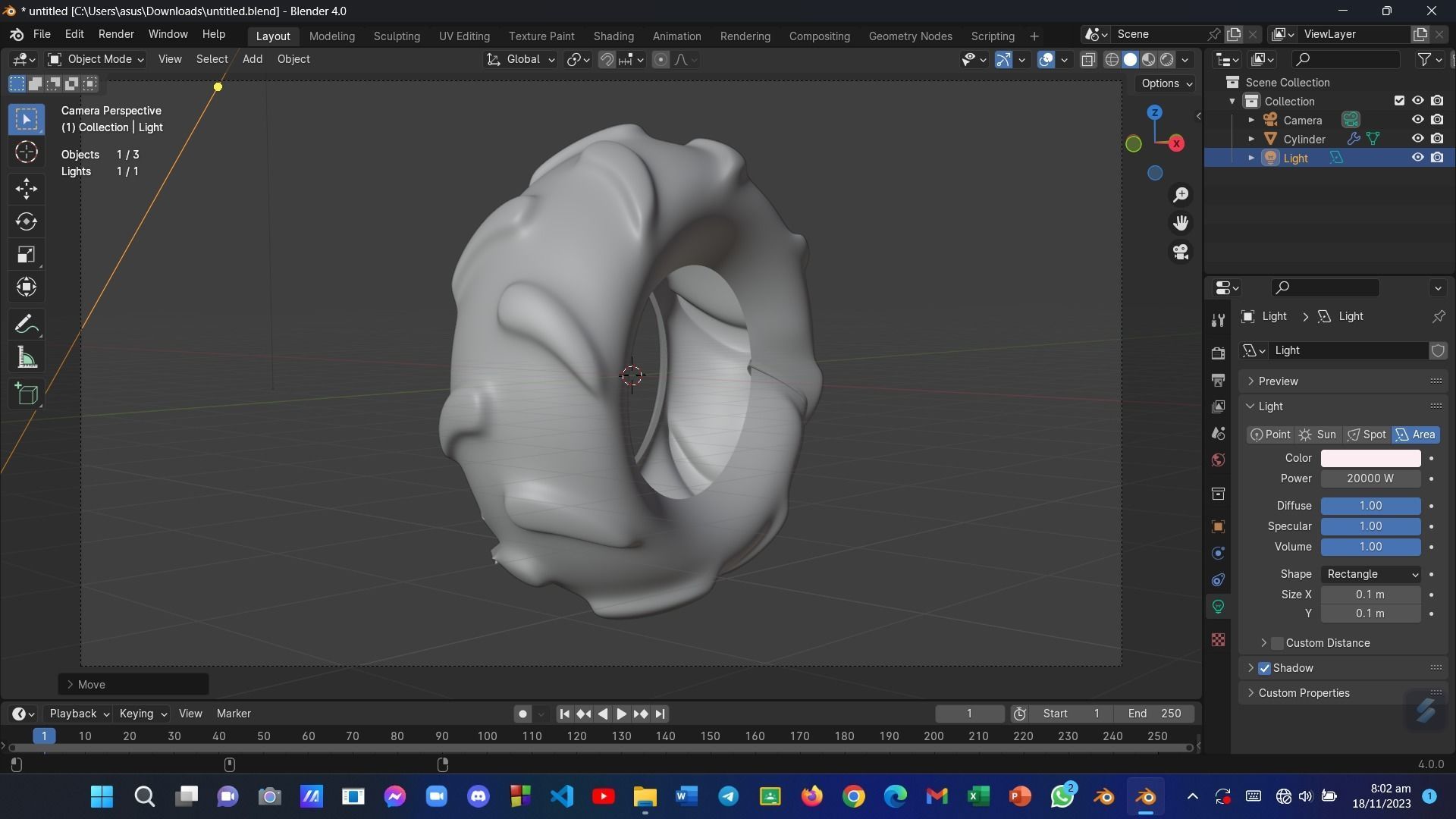 A beautiful tire model for tractor 3D model_3