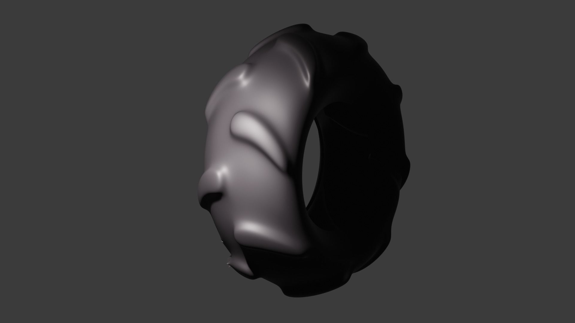 A beautiful tire model for tractor 3D model_2