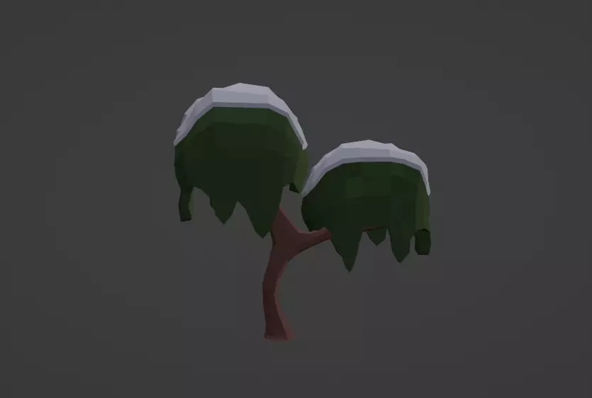 Willow Snow Free 3D model_0