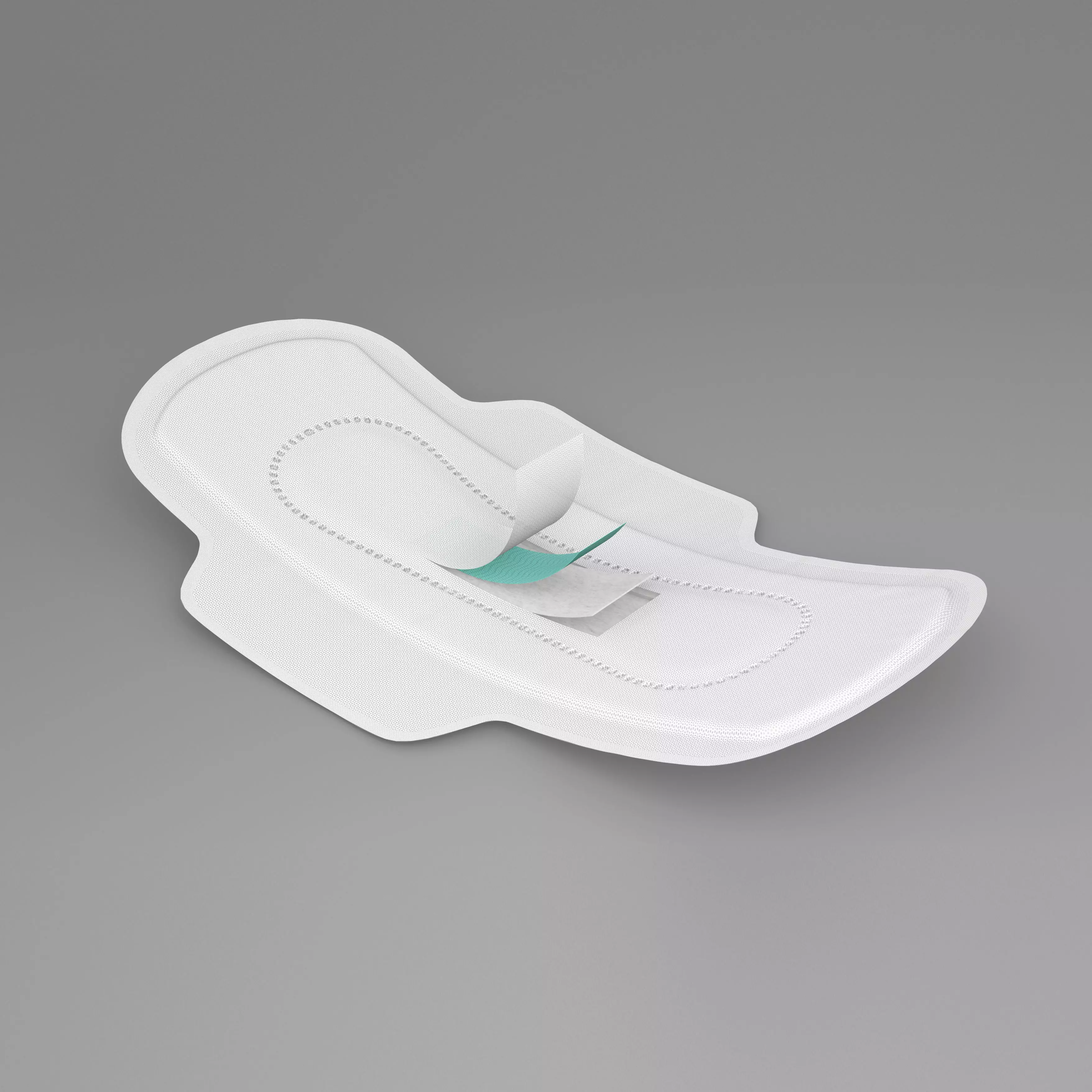 Sanitary Napkin Pad 3D model