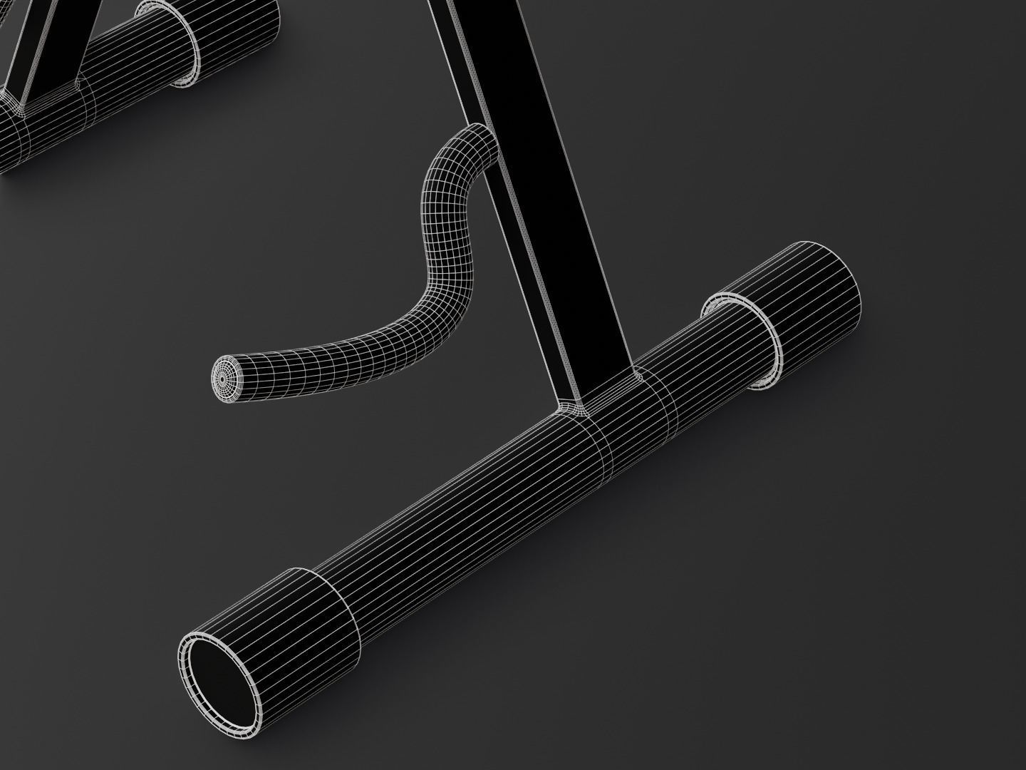 Guitar stand Low-poly 3D model_6