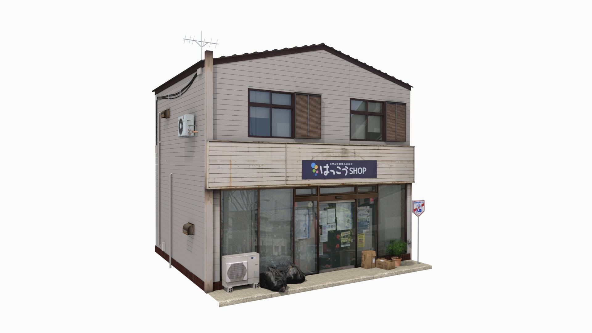 Tokyo Buildings Collection Low-poly 3D model_6