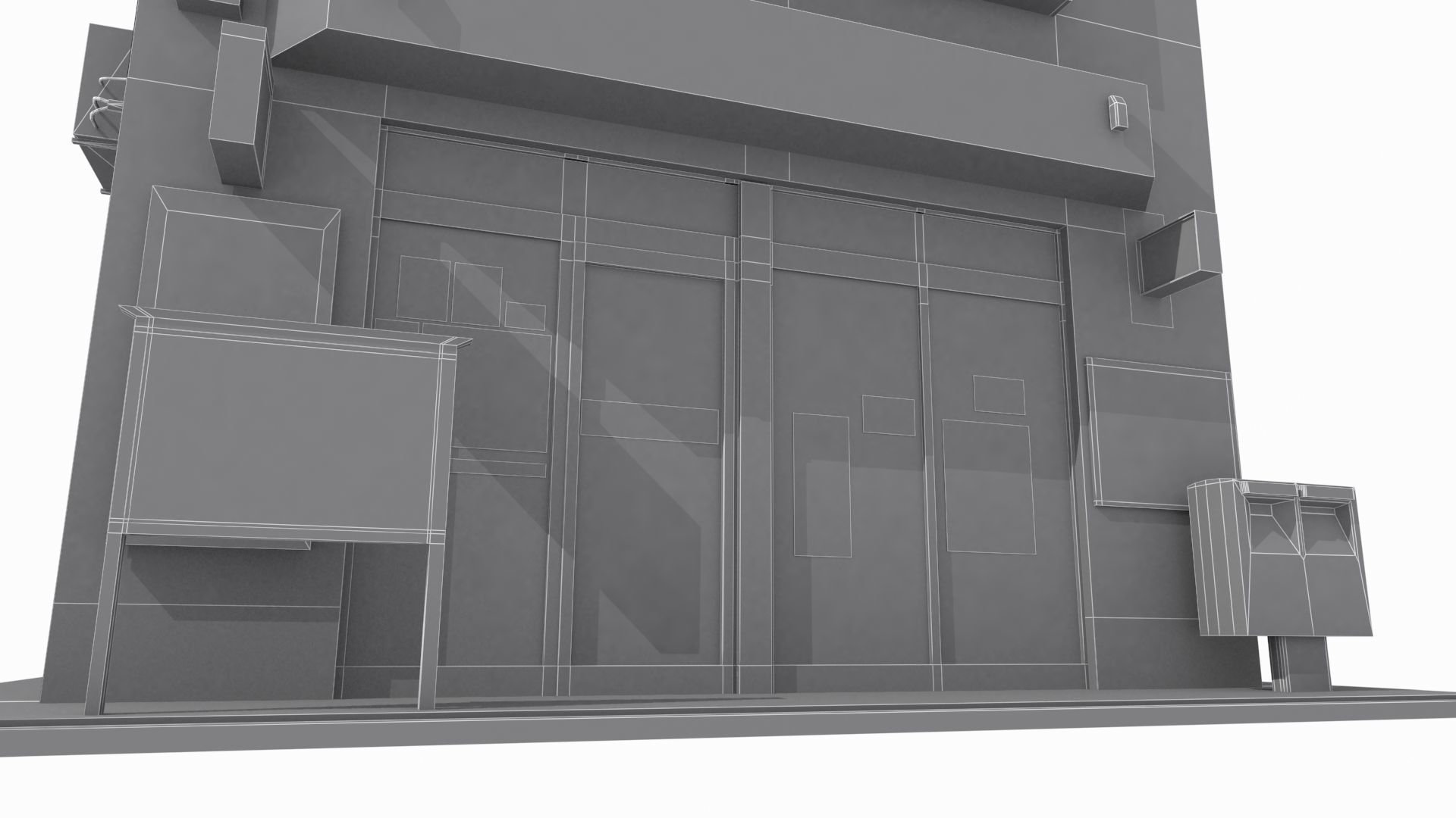 Tokyo Buildings Collection Low-poly 3D model_57