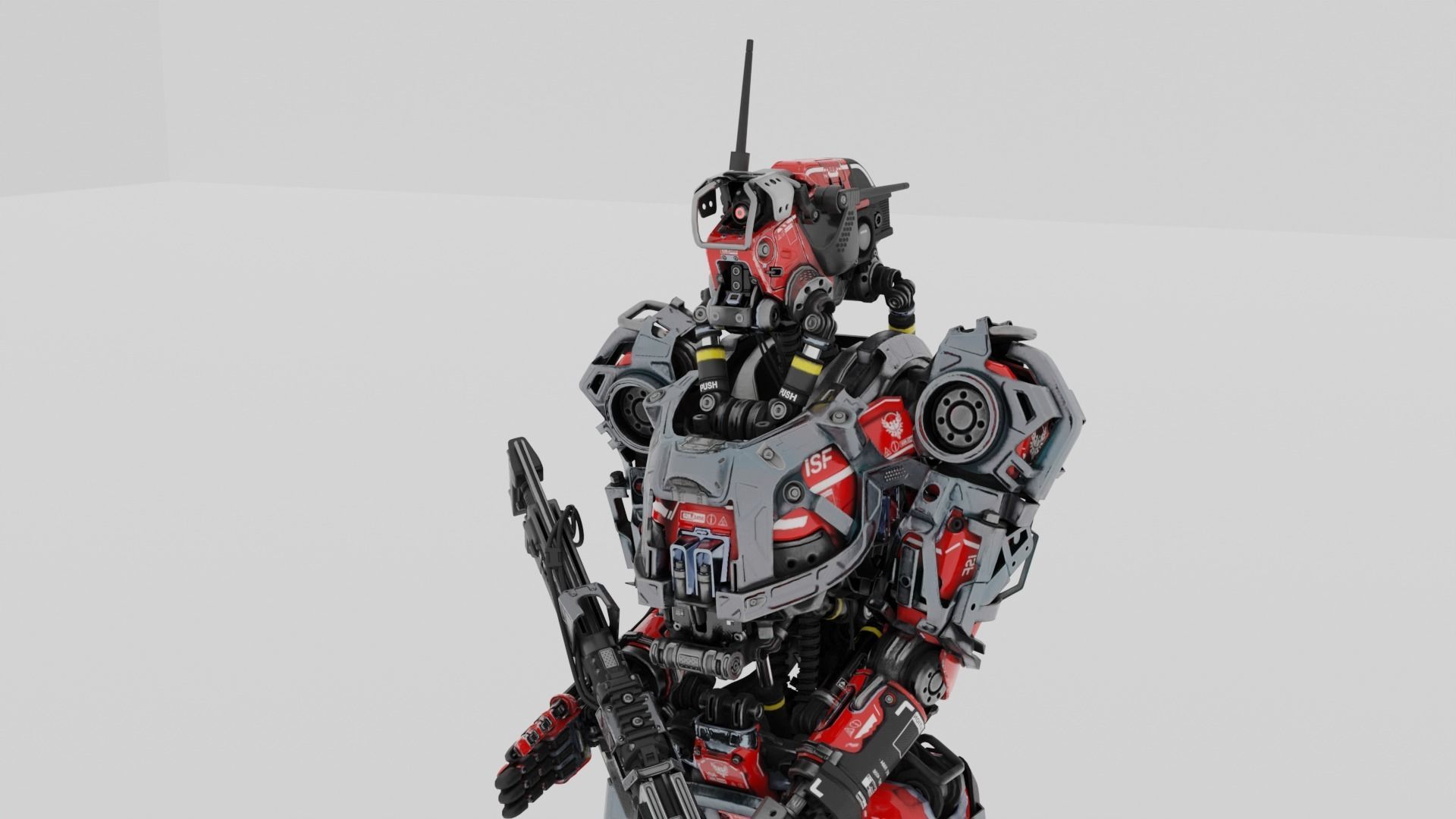 Robot Soldier  3D model_10