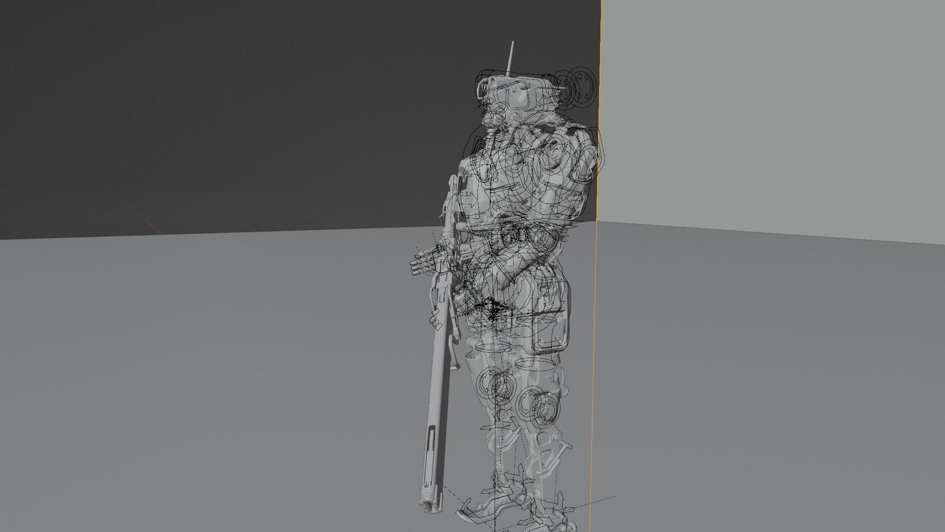 Robot Soldier  3D model_2