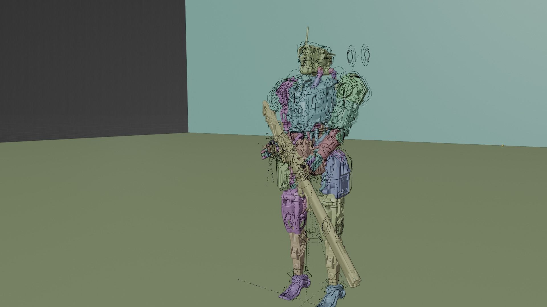 Robot Soldier  3D model_9