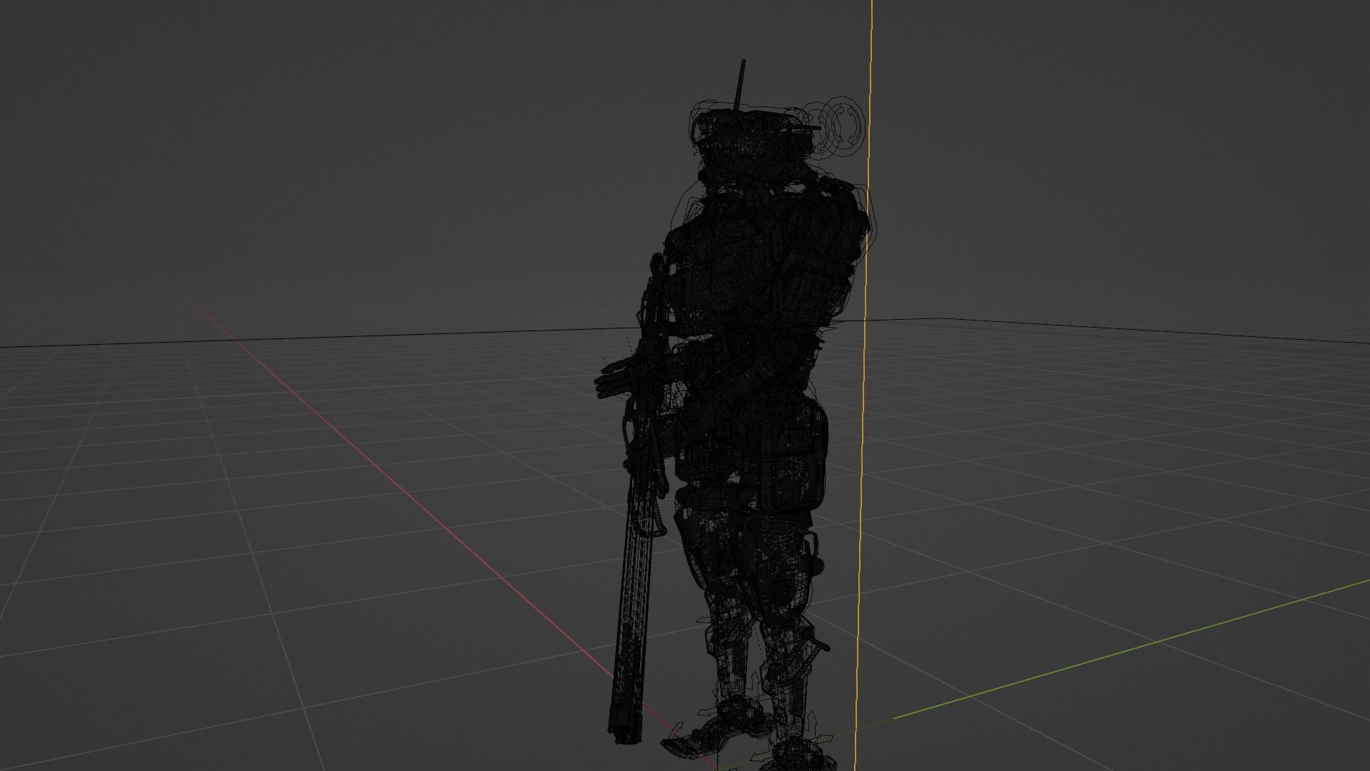 Robot Soldier  3D model_3