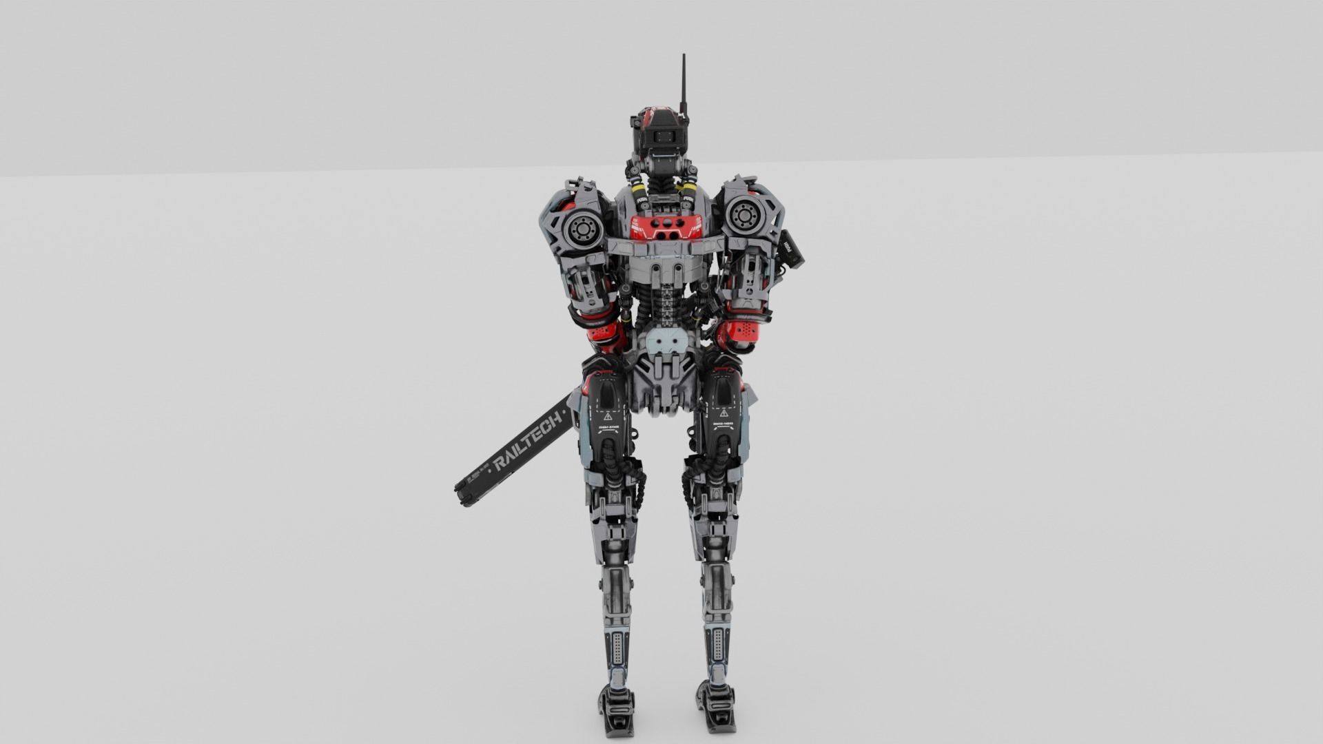 Robot Soldier  3D model_6
