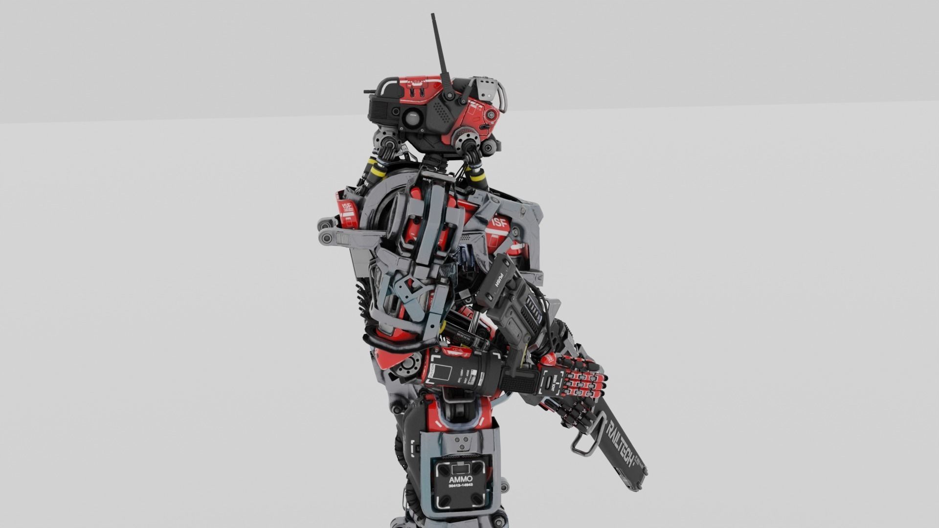 Robot Soldier  3D model_1