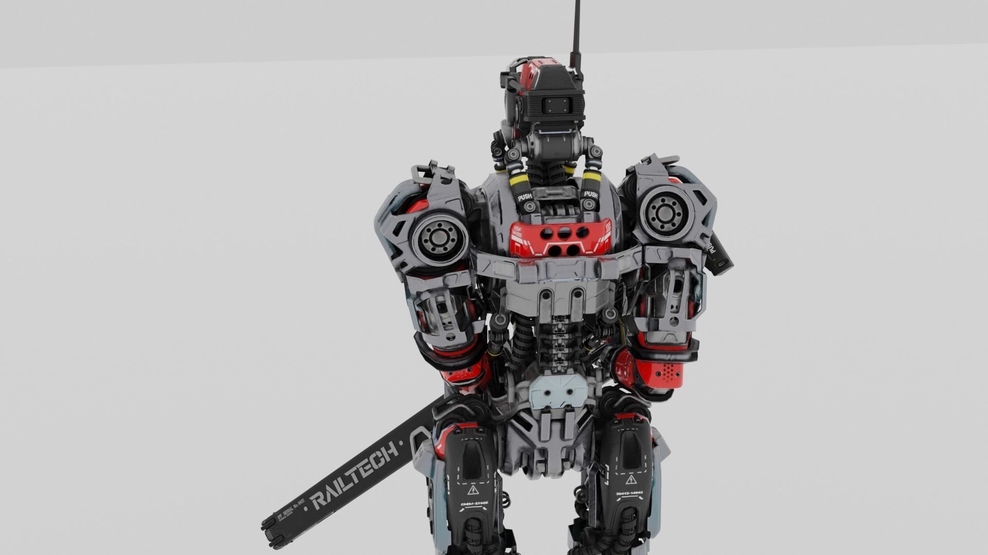 Robot Soldier  3D model_4