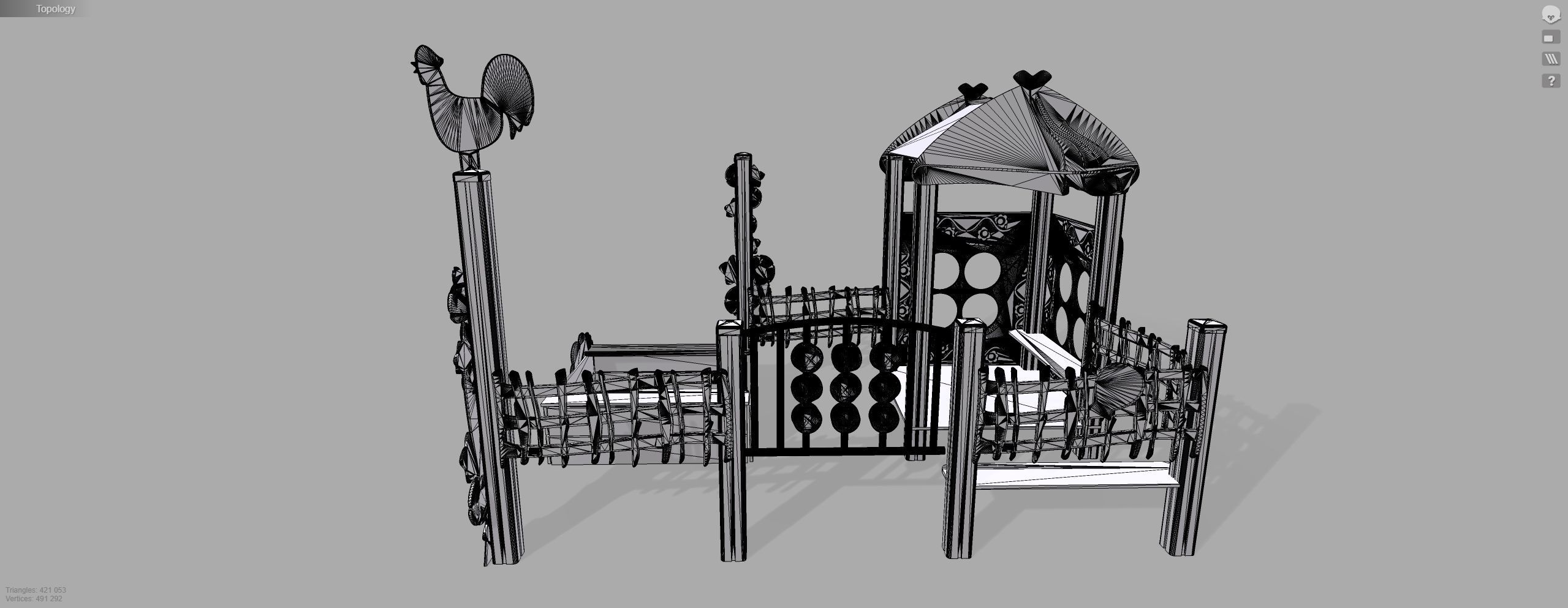 Playground for kids 3D model_10