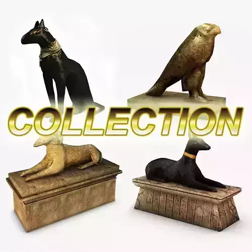 Egyptian statues collection