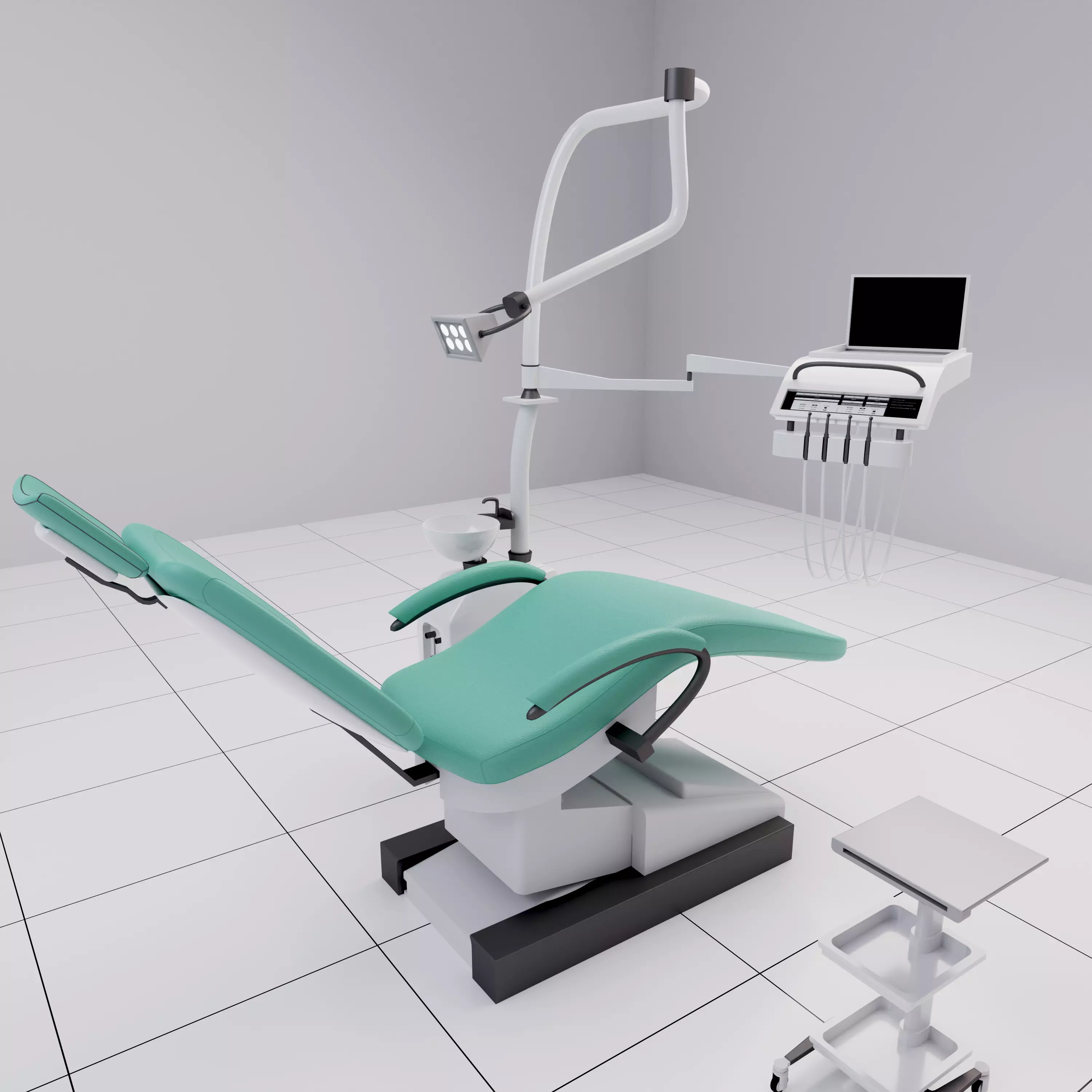 dentist chair 3D model_0