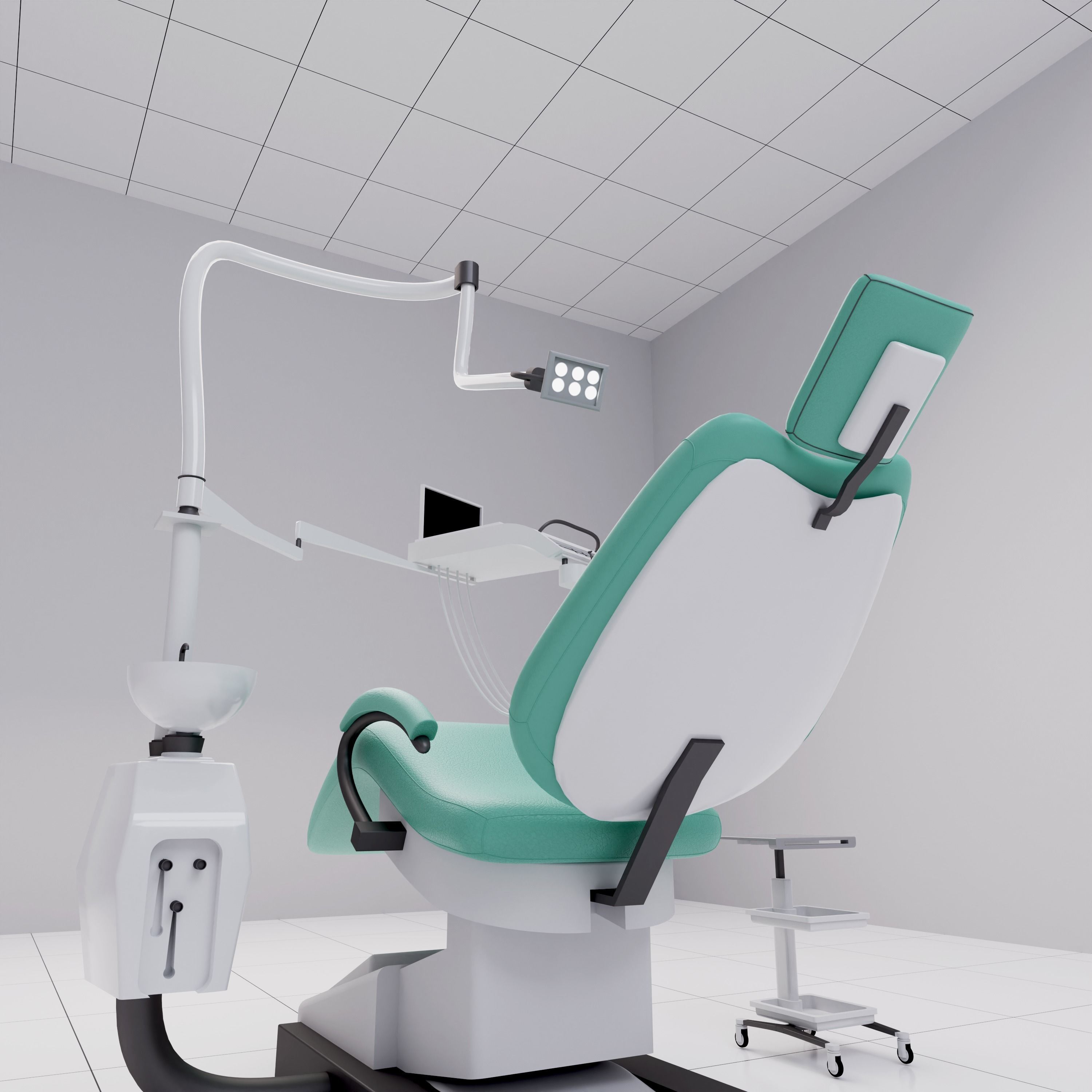 dentist chair 3D model_1