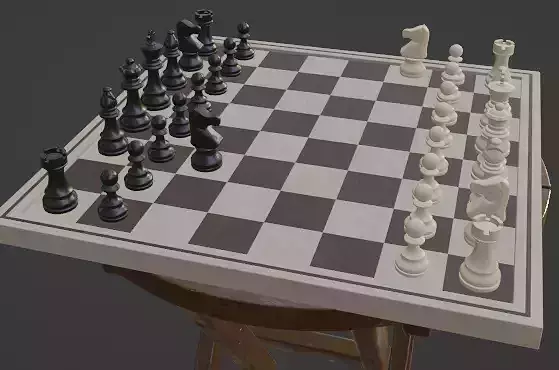 chess game  3D model