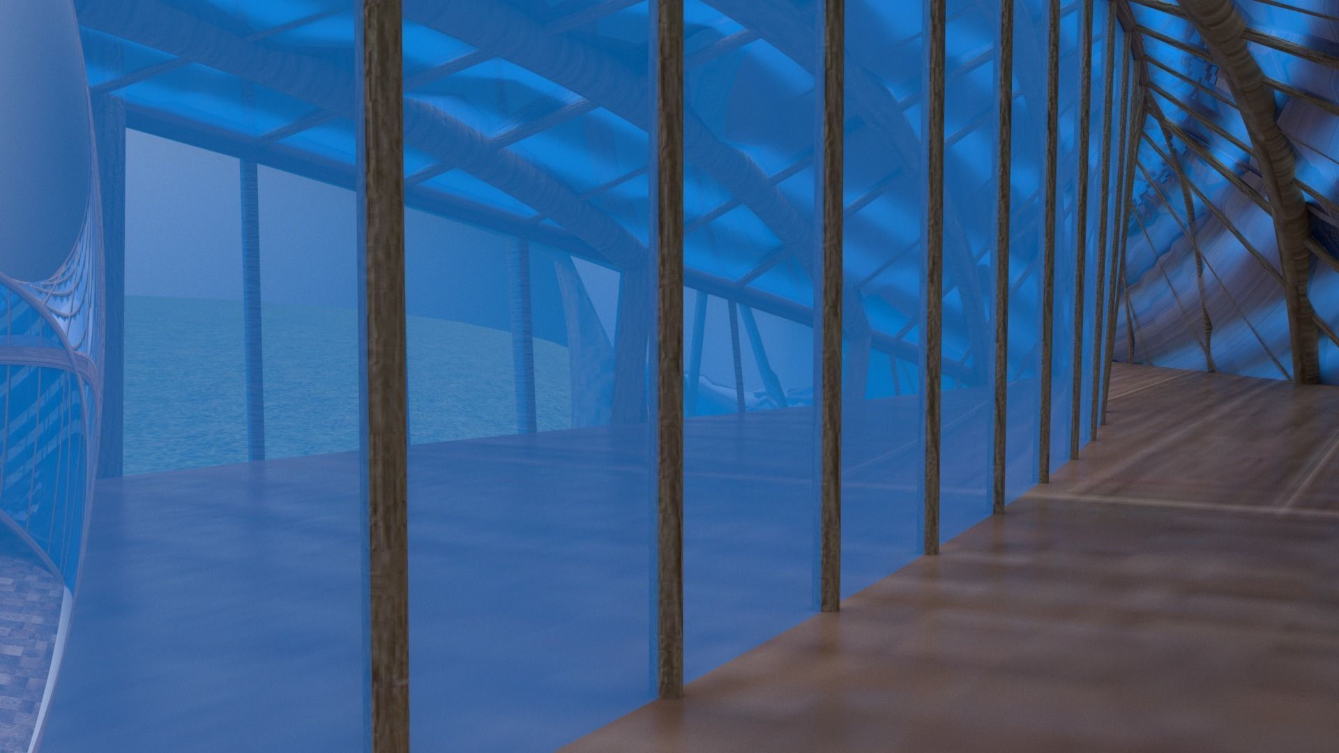 Mobius Hall strip 3D model_4