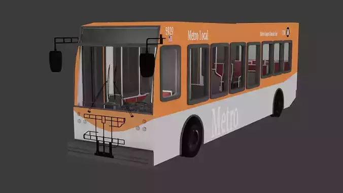 Lowpoly Bus