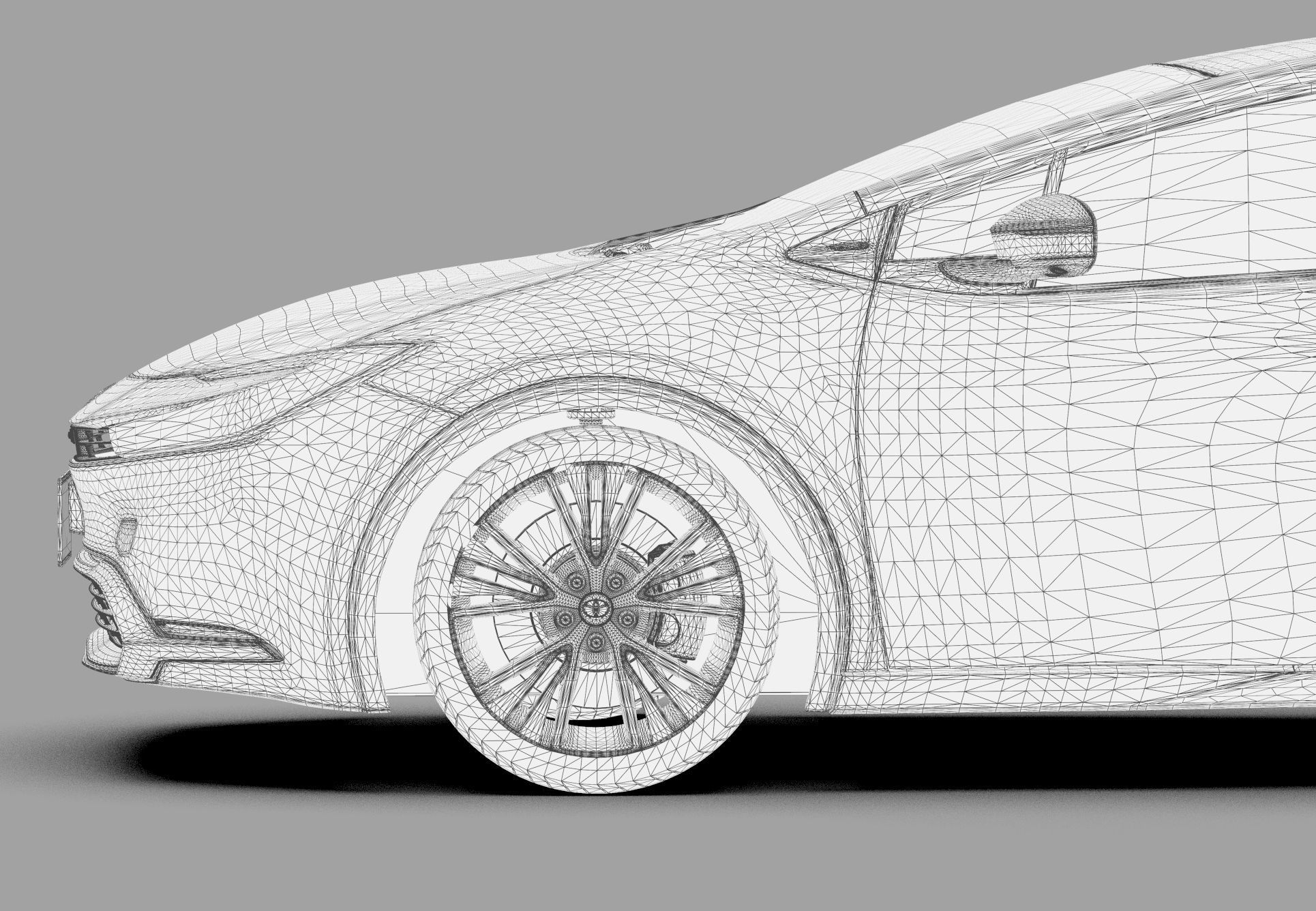 Toyota Prius 2023 HQ interior 3D model_59