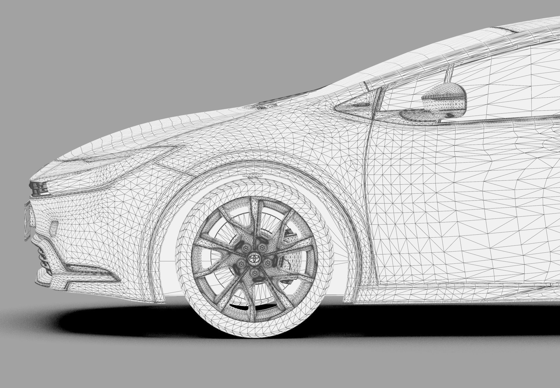 Toyota Prius 2023 HQ interior 3D model_60