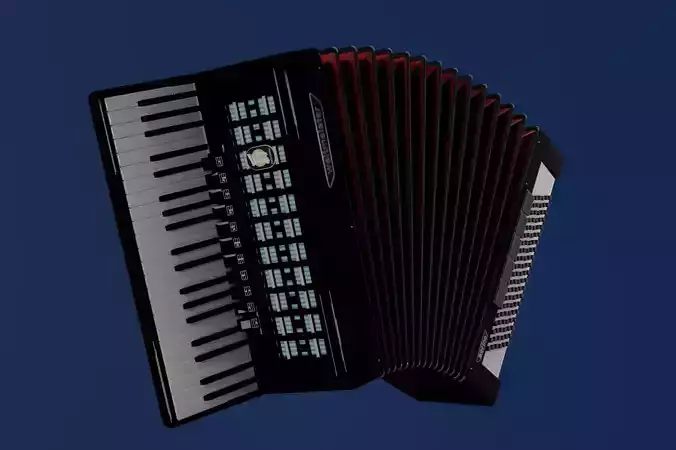 Model accordion harmonica  Open 