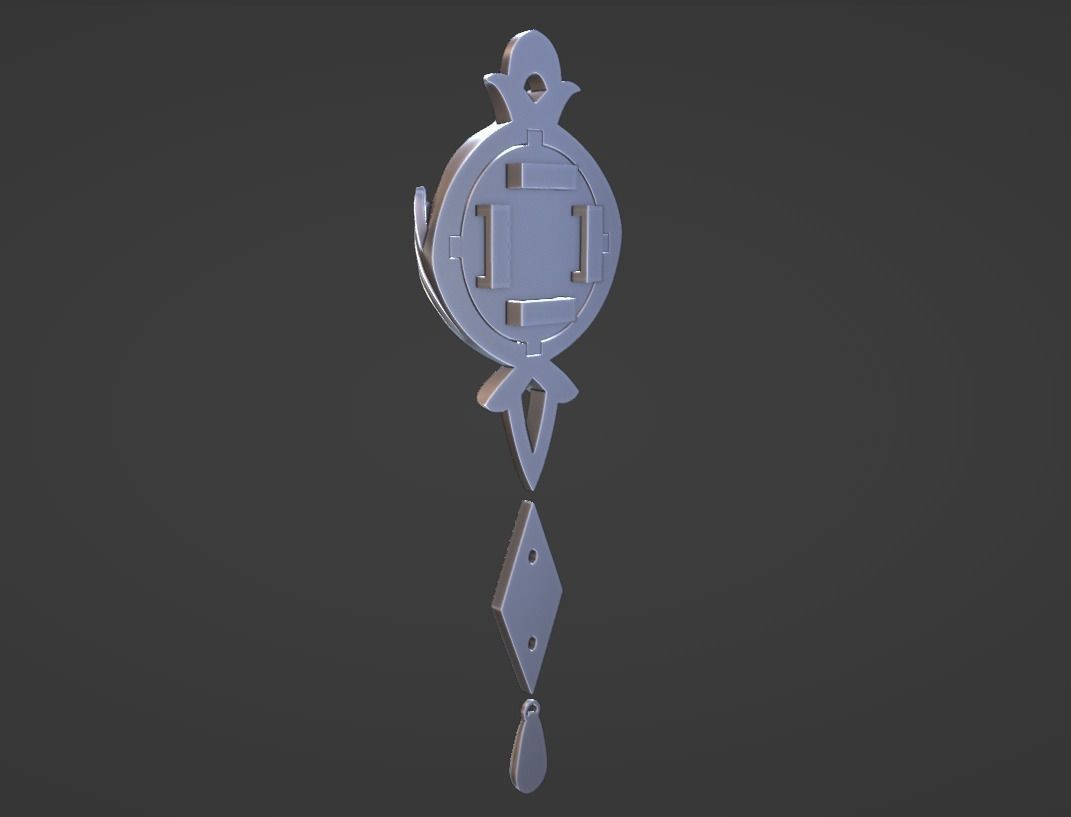 Furina Vision Set -- Genshin Impact Cosplay -- 3D Print Ready 3D print model_8