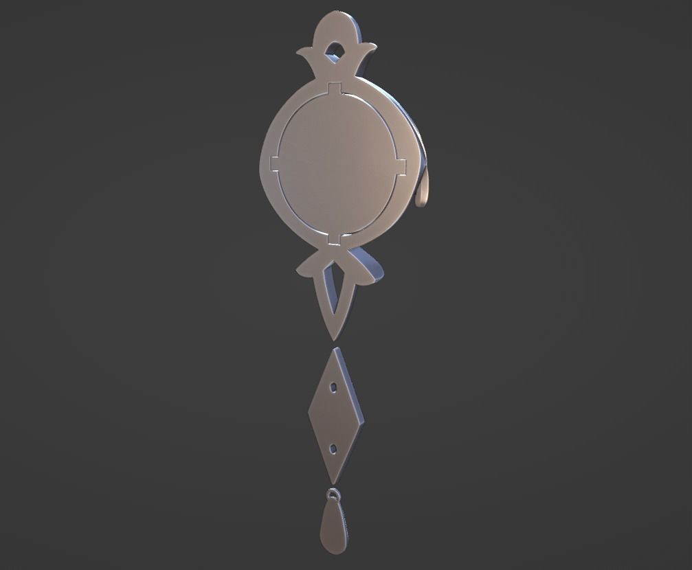 Furina Vision Set -- Genshin Impact Cosplay -- 3D Print Ready 3D print model_9