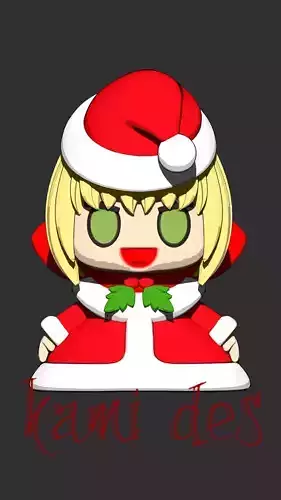 Padoru Nero Sphere 3D print model