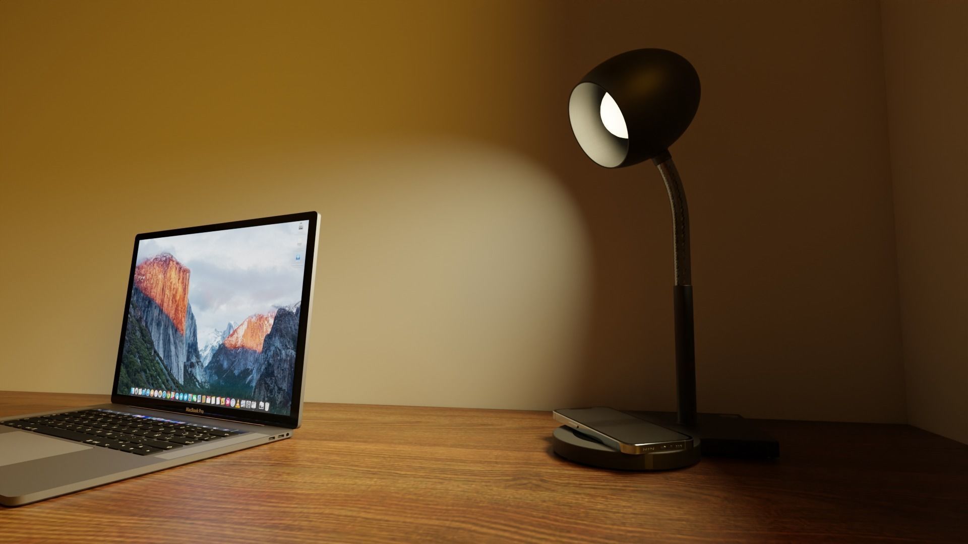 Desk Lamp Free 3D model_4