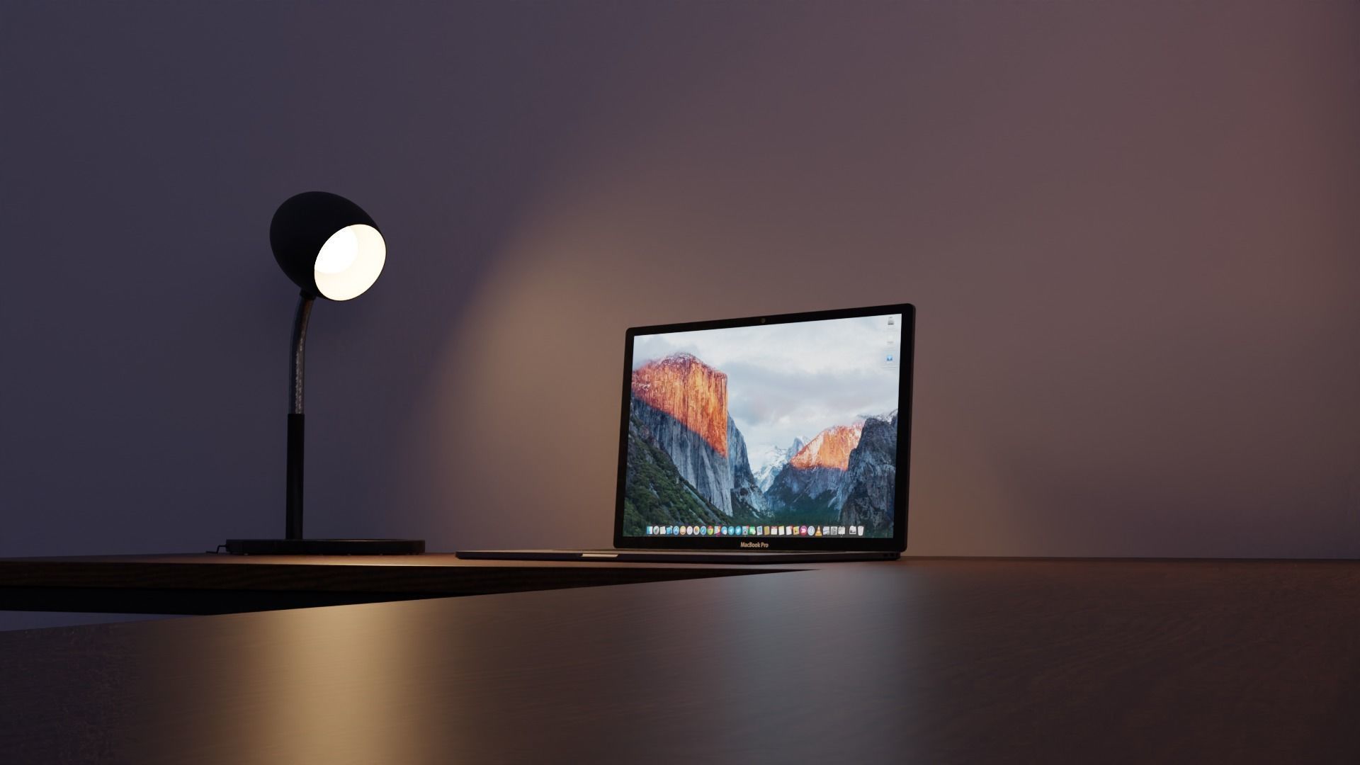 Desk Lamp Free 3D model_7