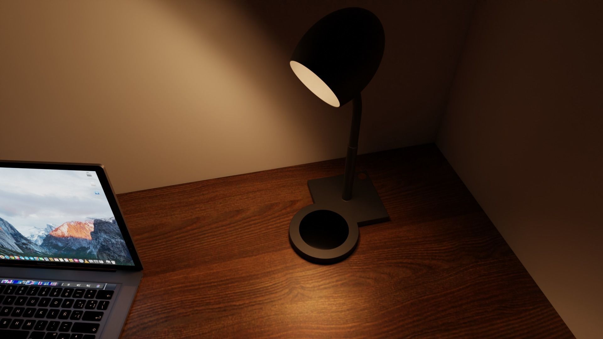 Desk Lamp Free 3D model_1