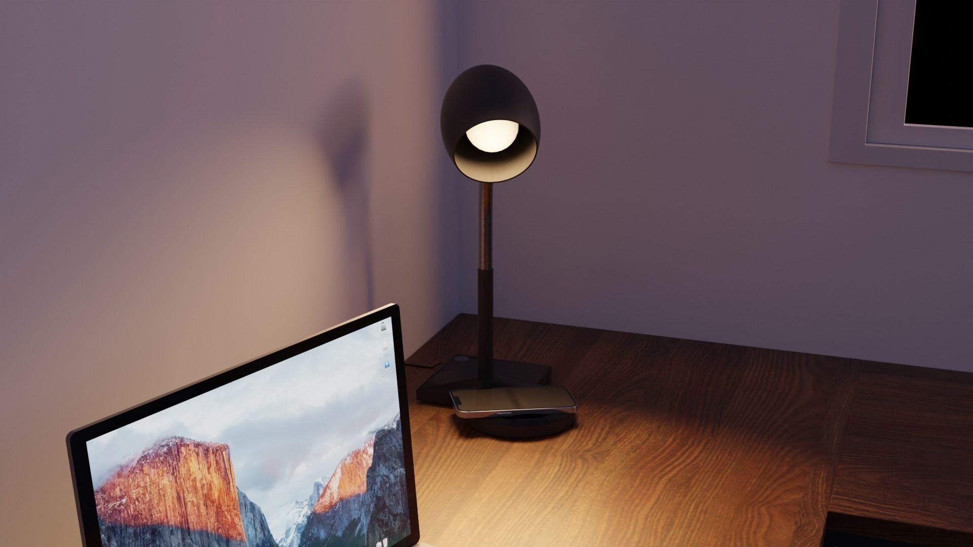 Desk Lamp Free 3D model_3