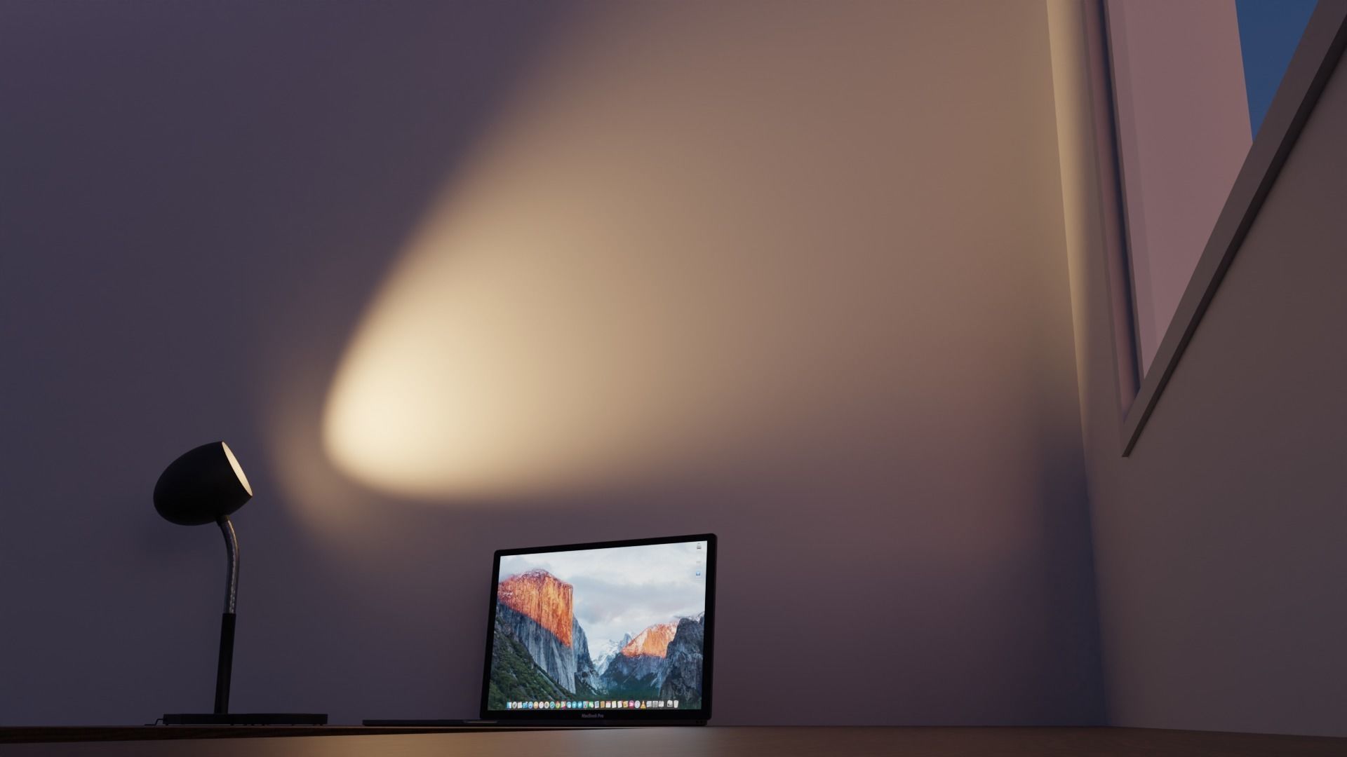 Desk Lamp Free 3D model_6